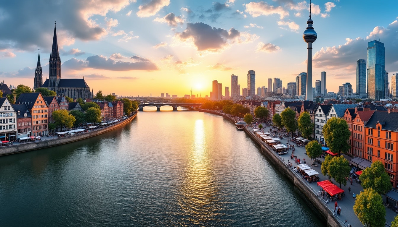 discover the stunning natural landscapes and diverse geographical features of düsseldorf. explore the picturesque parks, the scenic rhine river, and vibrant urban environments that define this charming german city.