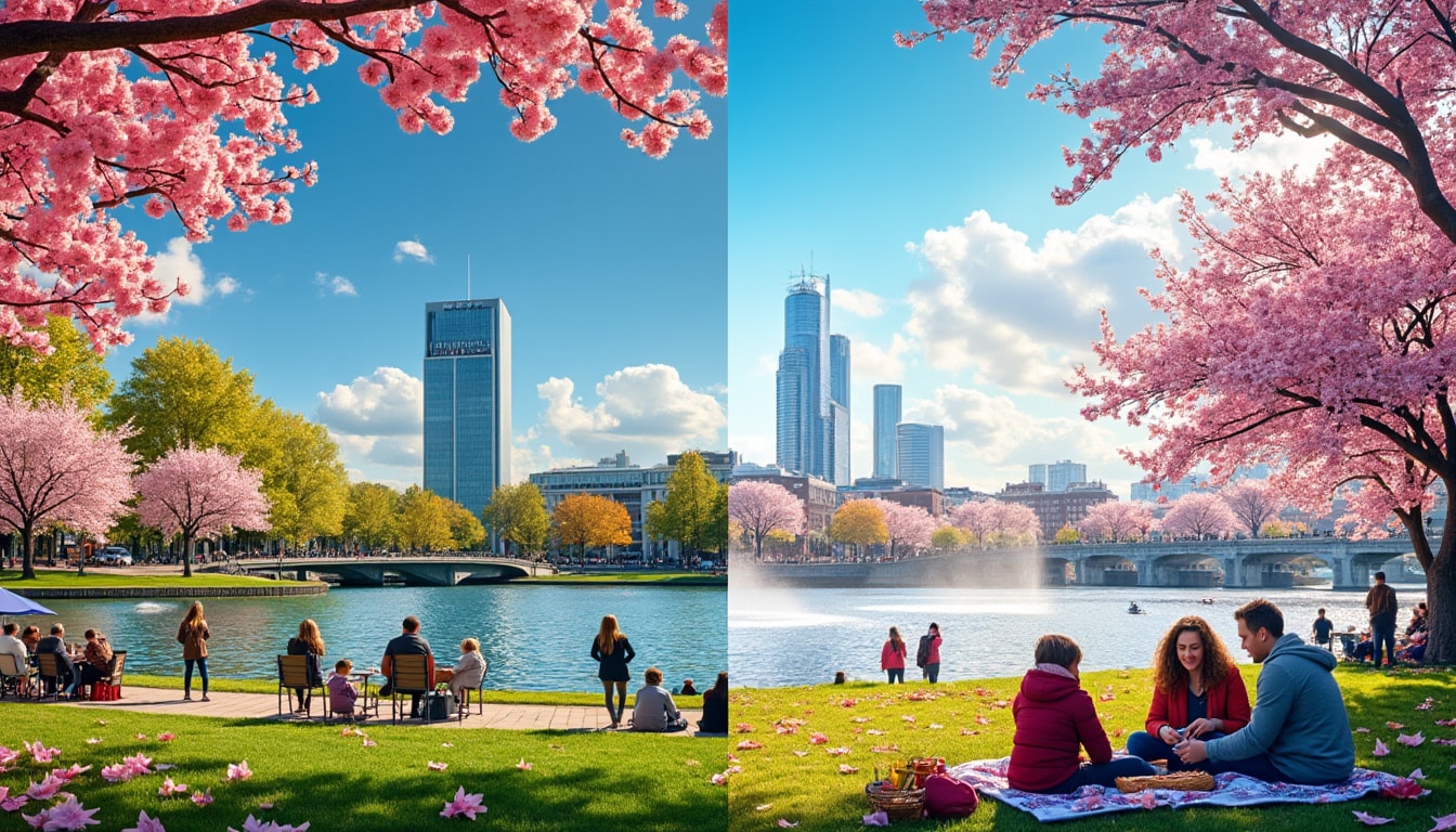 discover the beauty of dusseldorf through its stunning seasons. experience the vibrant colors of spring, the warmth of summer, the rich hues of autumn, and the serene charm of winter in this dynamic city. join us for a journey through dusseldorf's seasonal highlights and cultural events.