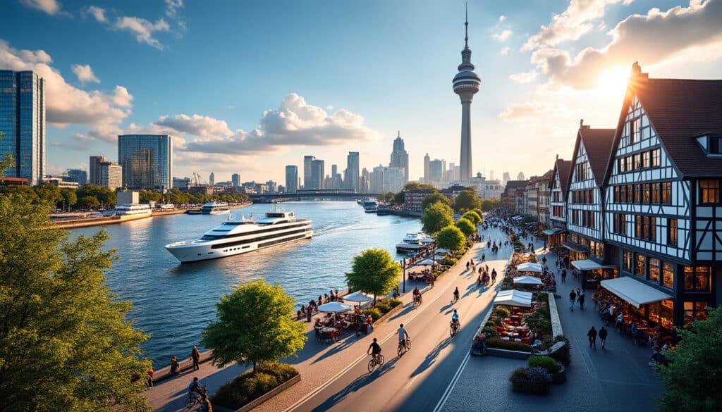 discover the vibrant sights and unique charm of düsseldorf, a city known for its stunning architecture, lush parks, and lively cultural scene. explore the picturesque rhine riverfront, contemporary art galleries, and historic landmarks that make düsseldorf a must-visit destination in germany.