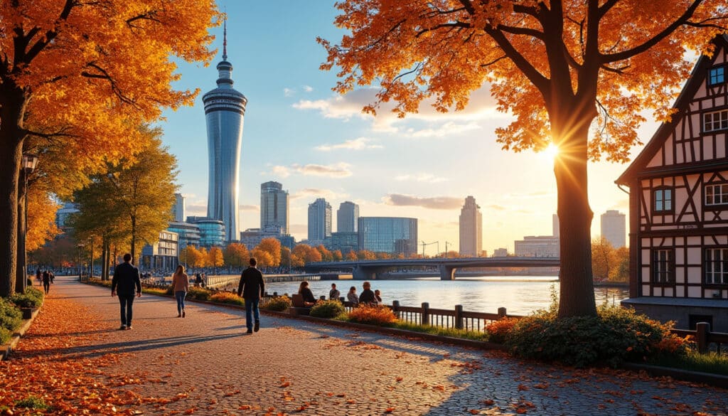 discover the typical autumn temperatures in düsseldorf, including average highs and lows, and what to expect during this picturesque season.
